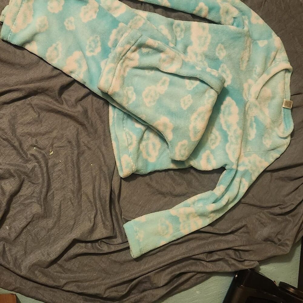Cloud Print Cozy 2-Piece Lounge / Pajama softgirl comfy - Picture 3 of 5